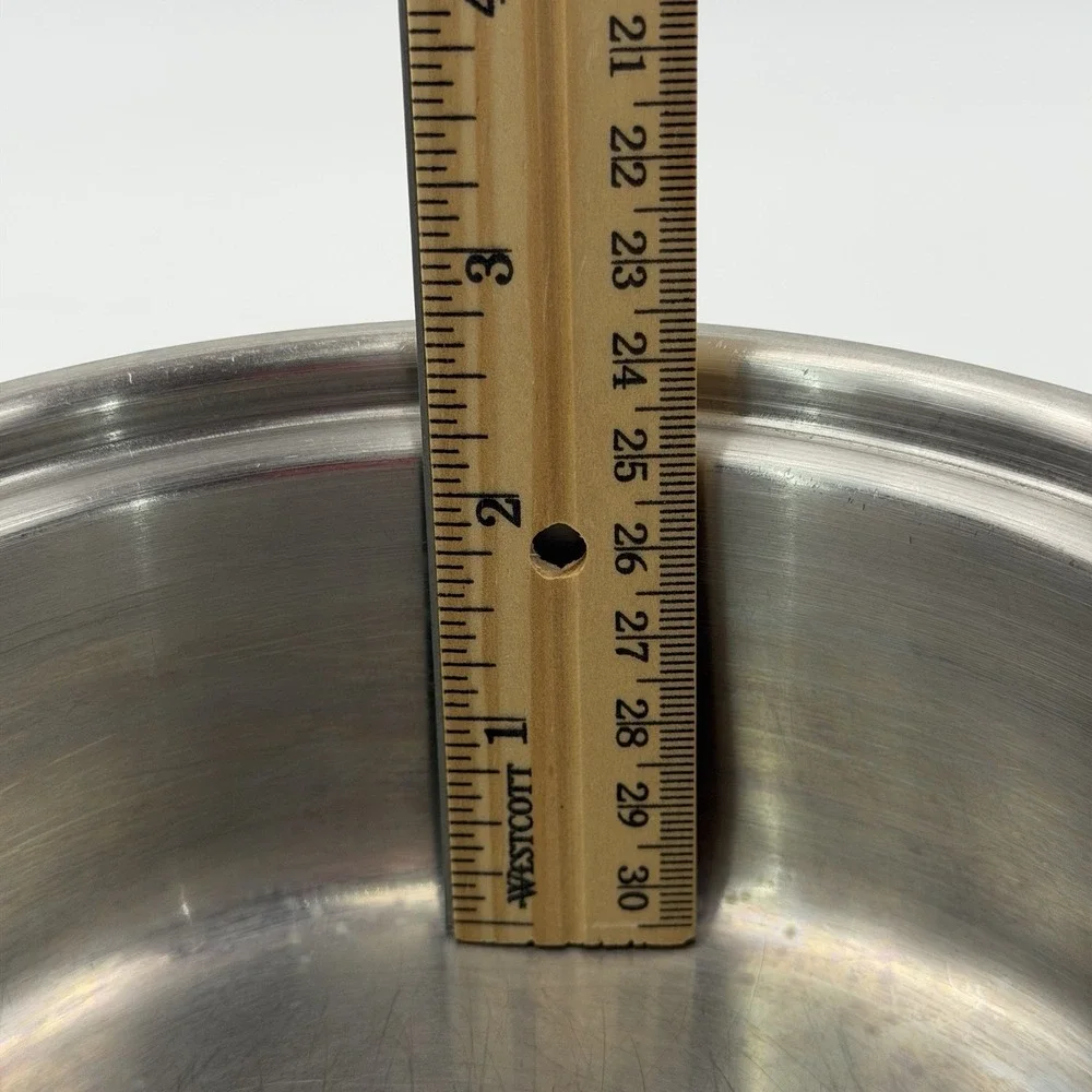 Vintage Saladmaster T304S Stainless Steel Sauce Pan Pot 1 Qt w/ Vapor Vent Lid